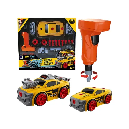 Sportowy Samochód do rozkręcania i skręcania 2w1 TUNING + Wkrętarka-1877193