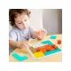 Logiczna układanka, Gra planszowa, Plansza + Kolorowe klocki-1876730