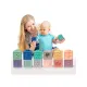 Zabawki Sensoryczne Miękkie klocki 6w1, Gryzak, Sensoryczna Wieża Karty Dla Dzieci-1876935
