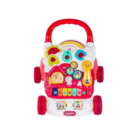 Edukacyjny Chodzik dla dzieci, Jeździk Muzyczny, Pchacz Czerwony-1886265