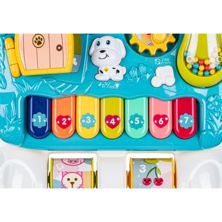 Edukacyjny Chodzik dla dzieci, Jeździk Muzyczny, Pchacz Niebieski-1886280