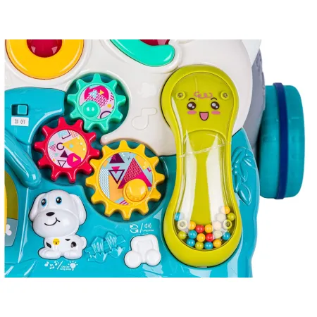 Edukacyjny Chodzik dla dzieci, Jeździk Muzyczny, Pchacz Niebieski-1886282