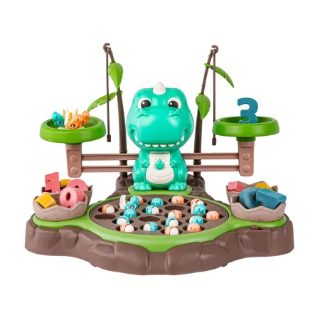 Gra Matematyczna Waga DINOZAUR + Wędkowanie Łowienie Dinozaurów Nauka Liczenia-1886303