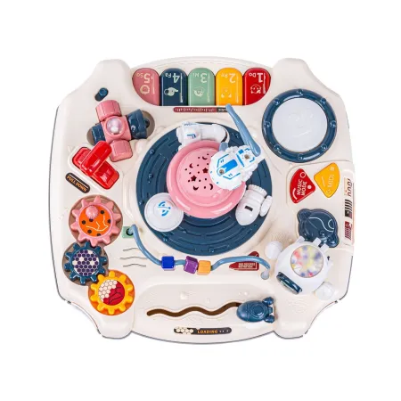 Edukacyjny Interaktywny Stolik Dla Dzieci 2W1 KOSMOS Projektor Czerwony-1886453