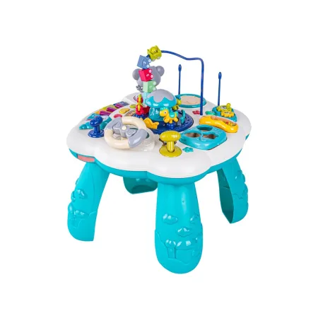Edukacyjny Interaktywny Muzyczny Stolik Dla Dzieci + Pianinko Niebieski-1886470