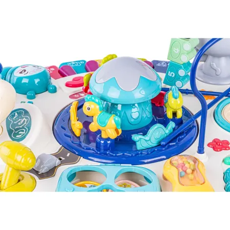 Edukacyjny Interaktywny Muzyczny Stolik Dla Dzieci + Pianinko Niebieski-1886479