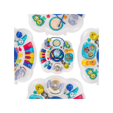 Edukacyjny Interaktywny Muzyczny Stolik Dla Dzieci + Pianinko Niebieski-1886480