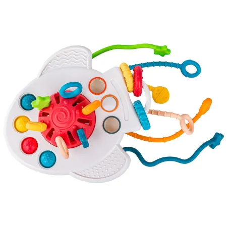 Zabawki Sensoryczne Miękkie klocki 6w1, Gryzak, Sensoryczna Wieża Karty Dla Dzieci-1886490