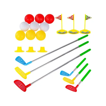 Mini golf, Zestaw dla dzieci do gry w mini golfa, Plansza + Kije + Akcesoria-1886515