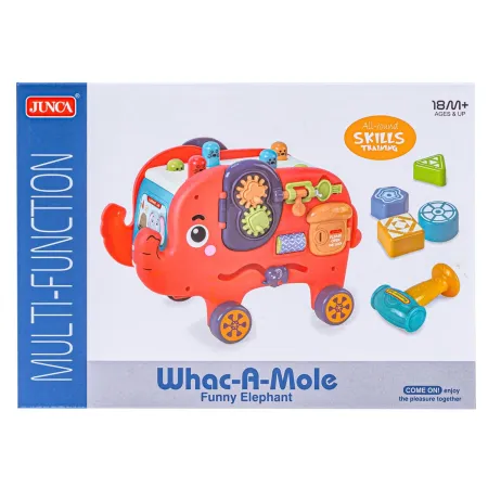 Edukacyjny, Interaktywny Zabawny Słonik, Funny Cartoon Elephant, Wesoły Słoń-1896396