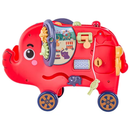 Edukacyjny, Interaktywny Zabawny Słonik, Funny Cartoon Elephant, Wesoły Słoń-1896401