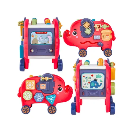 Edukacyjny, Interaktywny Zabawny Słonik, Funny Cartoon Elephant, Wesoły Słoń-1896406