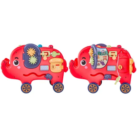 Edukacyjny, Interaktywny Zabawny Słonik, Funny Cartoon Elephant, Wesoły Słoń-1896407