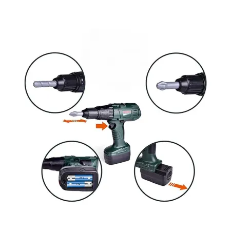 Zestaw Narzędzi Z Plecakiem, Wkrętarka, Narzędzia, Akcesoria Do Majsterkowania-1896420