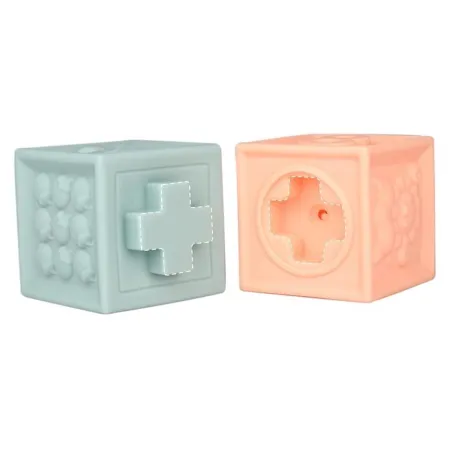 Miękkie Klocki Sensoryczne, Cyferki, Figury geometryczne, Kształty 12 sztuk, Edukacyjny zestaw klocków dla malucha-18