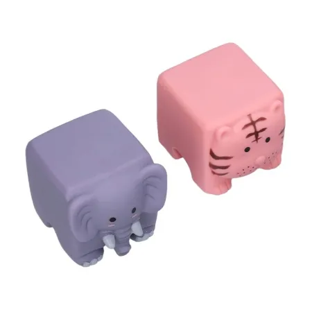 Edukacyjny zestaw klocków dla malucha, Miękkie, Duże Klocki Sensoryczne Zwierzęta 6 sztuk-1896773