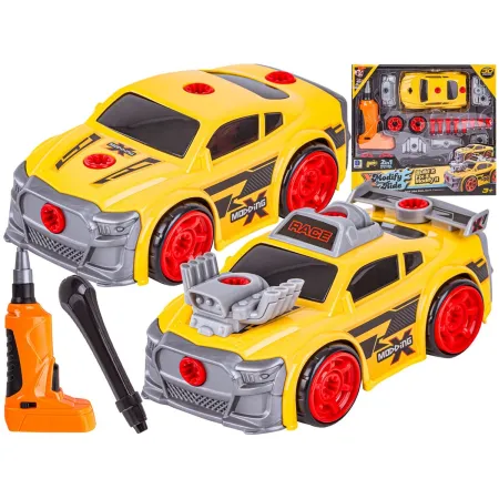Sportowy Samochód do rozkręcania i skręcania 2w1 TUNING + Wkrętarka