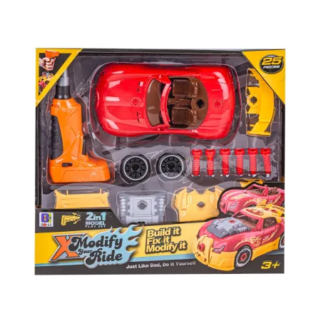 Sportowy Samochód do rozkręcania i skręcania 2w1 TUNING + Wkrętarka-1896985