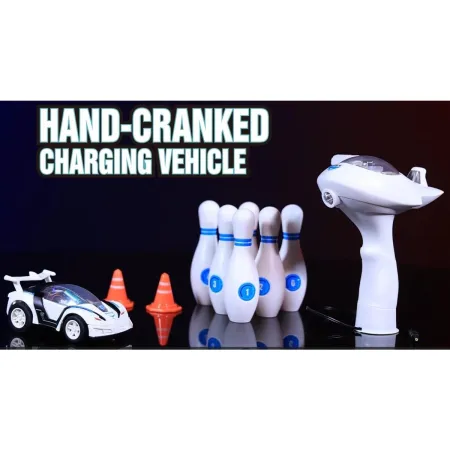 DIY Zbuduj To Sam Samochód Auto Dynamo Pilot + Kręgle Zabawka edukacyjna dla dzieci-1897028