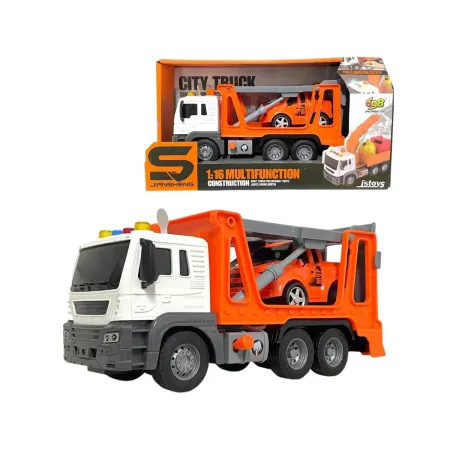 Multifunkcyjna Ciężarówka, Laweta, Transporter + Samochód Pomoc Drogowa 1:16 Auto-1897041
