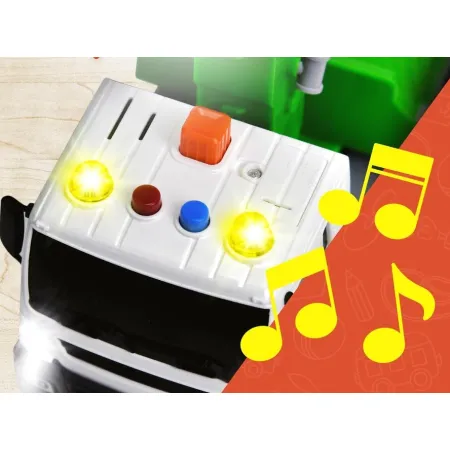 Multifunkcyjna Ciężarówka, Laweta, Dźwig, Transporter + Samochód 1:16-1897046