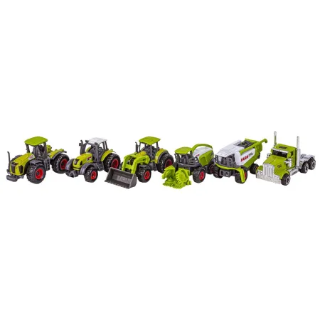 Zestaw Maszyn Rolniczych, Farma, Autka Traktory Resoraki + Akcesoria-1897202