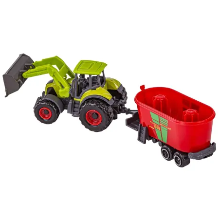 Zestaw Maszyn Rolniczych, Farma, Autka Traktory Resoraki + Akcesoria-1897207