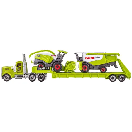 Zestaw Maszyn Rolniczych, Farma, Autka Traktory Resoraki + Akcesoria-1897221