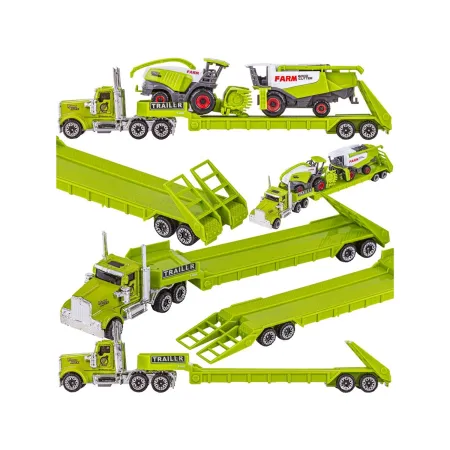 Zestaw Maszyn Rolniczych, Farma, Autka Traktory Resoraki + Akcesoria-1897232