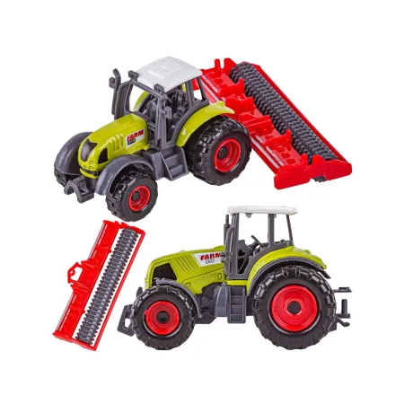 Zestaw Maszyn Rolniczych, Farma, Autka Traktory Resoraki + Akcesoria-1897233