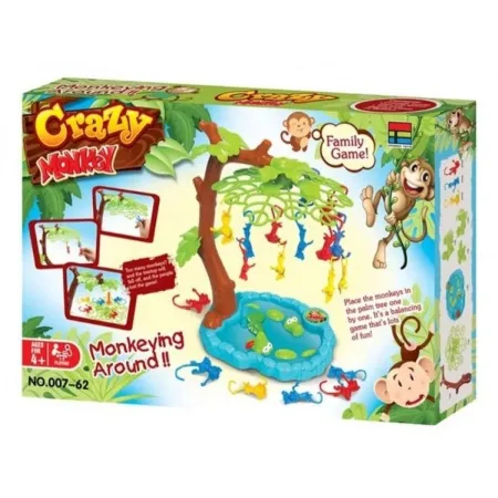Gra zręcznościowa Crazy Monkey SPADAJĄCE MAŁPKI Skaczące Małpy, Drzewko-1897266