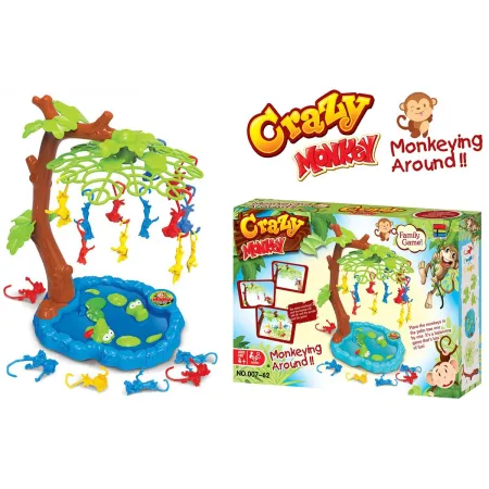 Gra zręcznościowa Crazy Monkey SPADAJĄCE MAŁPKI Skaczące Małpy, Drzewko-1897362
