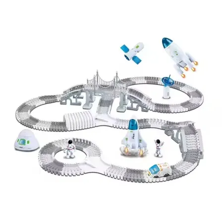 TOR WYŚCIGOWY Samochodowy Stacja Kosmiczna, KOSMOS Rakieta Kosmiczna 332 el.-1897366