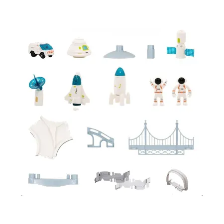 TOR WYŚCIGOWY Samochodowy Stacja Kosmiczna, KOSMOS Rakieta Kosmiczna 332 el.-1897370