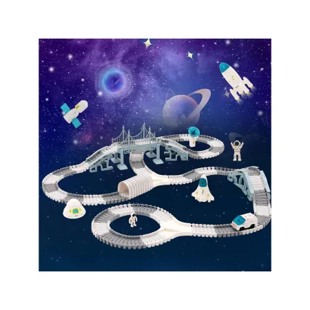 TOR WYŚCIGOWY Samochodowy Stacja Kosmiczna, KOSMOS Rakieta Kosmiczna 332 el.-1897371