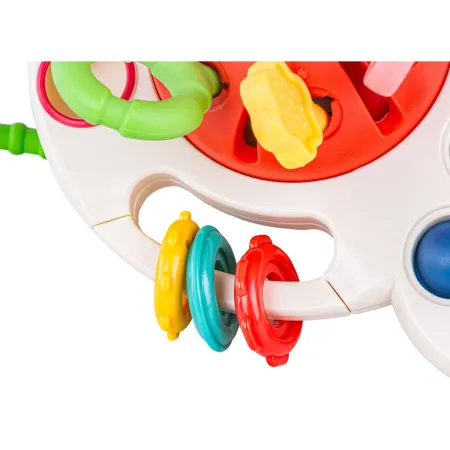 Ośmiornica Sensoryczna wielofunkcyjna zabawka dla dzieci Gryzak 4w1 edukacyjna + akcesoria-1897432