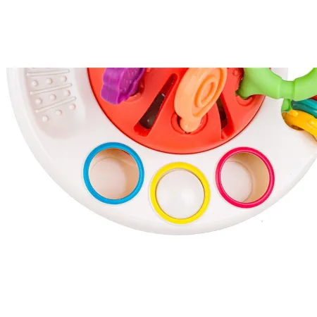 Ośmiornica Sensoryczna wielofunkcyjna zabawka dla dzieci Gryzak 4w1 edukacyjna + akcesoria-1897433