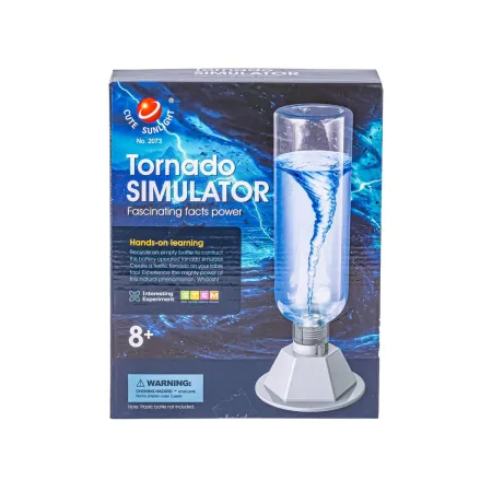 Zabawka Edukacyjna Naukowa dla dzieci TORNADO DIY Zbuduj To Sam Symulator Tornada-1897499