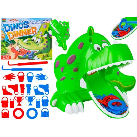 Wesoła Gra Zręcznościowa GŁODNY DINOZAUR Nakarm dinozaura