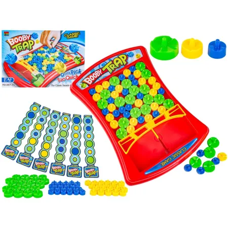 Zabawna Gra Zręcznościowa PUŁAPKA ZBIJAK "Booby Trap" Pionki