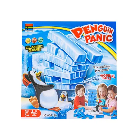 Gra zręcznościowa na refleks ZBUDUJ WIEŻĘ Pingwinkowa krzywa wieża-1897764