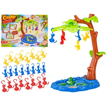 Gra zręcznościowa Crazy Monkey SPADAJĄCE MAŁPKI Skaczące Małpy, Drzewko