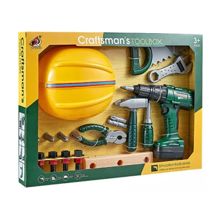 Zestaw Małego Majsterkowicza, Narzędzia, Wkrętarka + Akcesoria-1898074