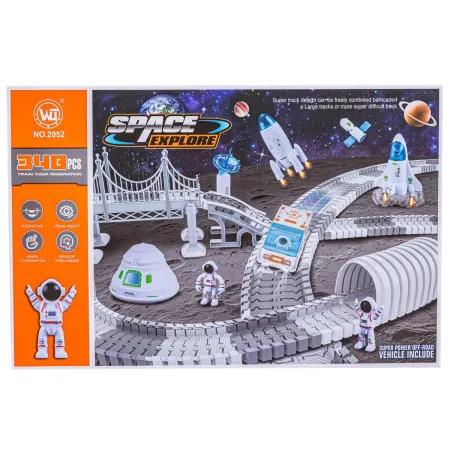 TOR WYŚCIGOWY Samochodowy Stacja Kosmiczna, KOSMOS Rakieta Kosmiczna 332 el.-1898109