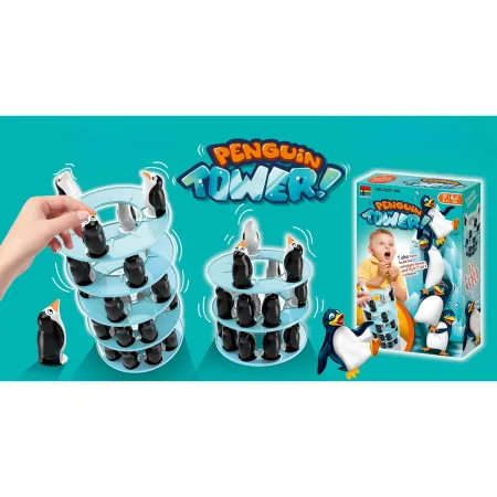 Gra zręcznościowa PINGWINKOWA WIEŻA 