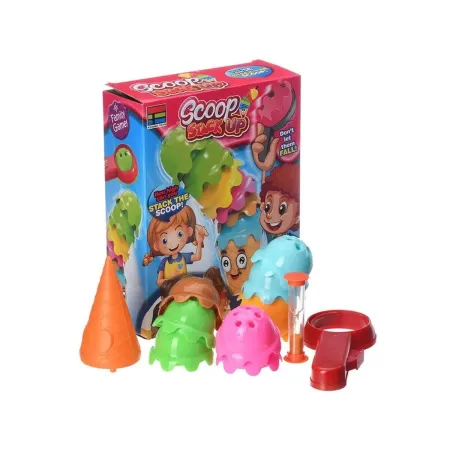 Rodzinna gra zręcznościowa SZALONE GAŁKI Lody w waflu Ułóż lodową wieżę-1898155