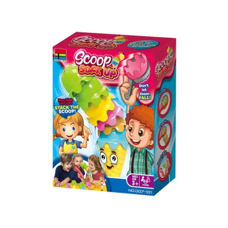 Rodzinna gra zręcznościowa SZALONE GAŁKI Lody w waflu Ułóż lodową wieżę-1898157