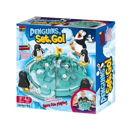 Rodzinna gra zręcznościowa, planszowa PINGWINKOWE PIŁKARZYKI, Piłka nożna 