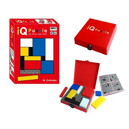 Logiczna gra zręcznościowa IQ Puzzle, Układanka, Łamigłówka, Kolorowe klocki-1898194