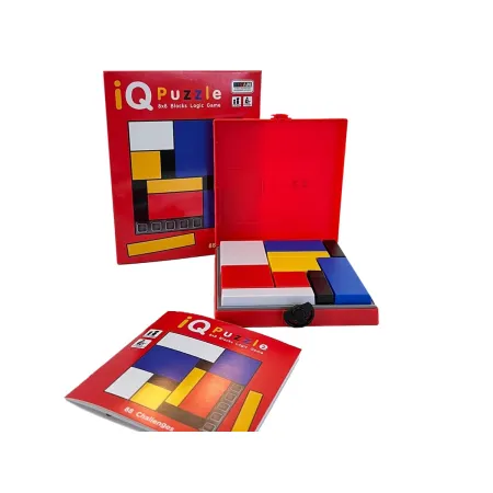 Logiczna gra zręcznościowa IQ Puzzle, Układanka, Łamigłówka, Kolorowe klocki-1898195